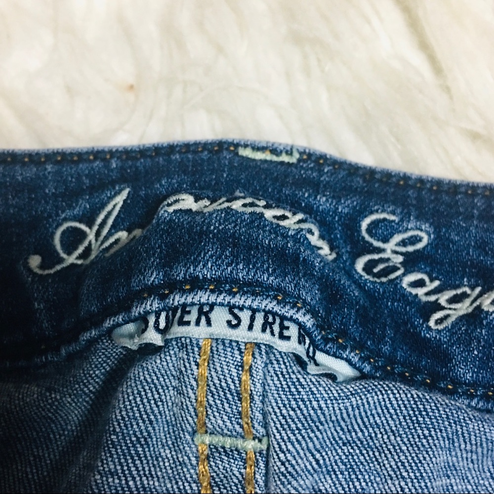 American Eagle Outfitters Skinny Jeans Ripped Size 4 - Picture 14 of 15